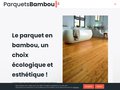 Revendeur parquet antistatiques et anti allergiques en Belgique : Parquet en bambou