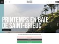 Site Internet de l'Office de Tourisme et des Congrès de la Baie de Saint-Brieuc