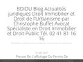 Droit immobilier et de l'urbanisme : BDIDU