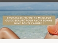 Infos sur le bronzage