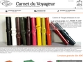 Carnet voyage cuir