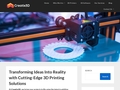 Imprimante 3D : CreatiX3D integrateur pour les professionnels