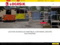Location de modules et de WC autonomes: Locasix