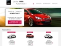 Le site web dédié à l'acquisition d'une auto