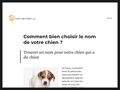 Noms de chien et leur signification