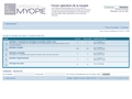 Informations sur la Myopie et l'opération