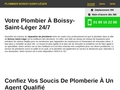 Plombier Boissy saint léger