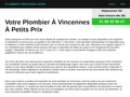 Plombier vincennes