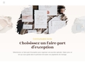 Impression de faire-part naissance et mariage : Print Faire-part