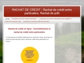 rachat de crédit