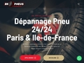 BK Pneus : service de dépannage de pneus crevés à Paris et Île-de-France