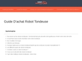 Guide Robot Tondeuses