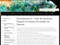 Magasin sur Internet : vente de minéraux français et du monde