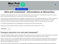 Mini prêt instantané : tout savoir sur ce microcrédit