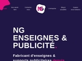 Fabricant du supports publicitaires à Reims : NG Enseignes & Publicité