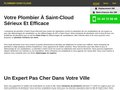 Plombier saint cloud